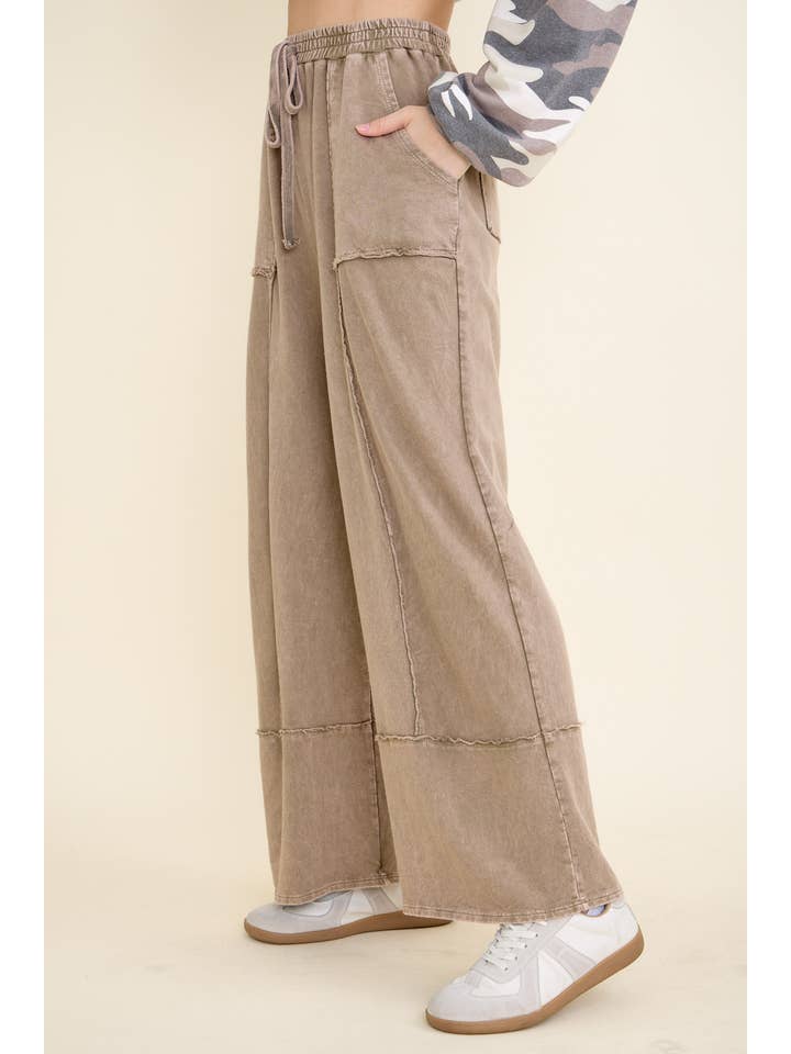 J.Her - Wholesale Pants - Women's - Mineral Washed Everyday Everywhere Terry pants HP68663