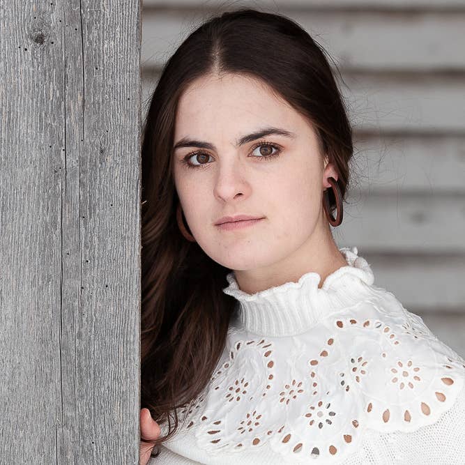 Steel & Clover – wholesale Hoop earrings – Clayhurst Wooden Hoop Earring1