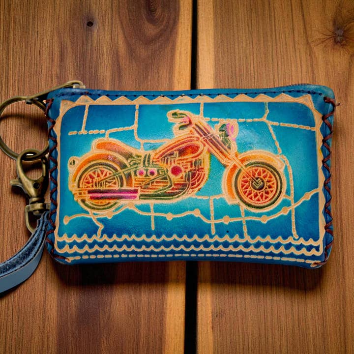 Sunflower Handmade leather inc - Wholesale Coin Purse - Women's - Handmade leather Route66 coin purse wallet3