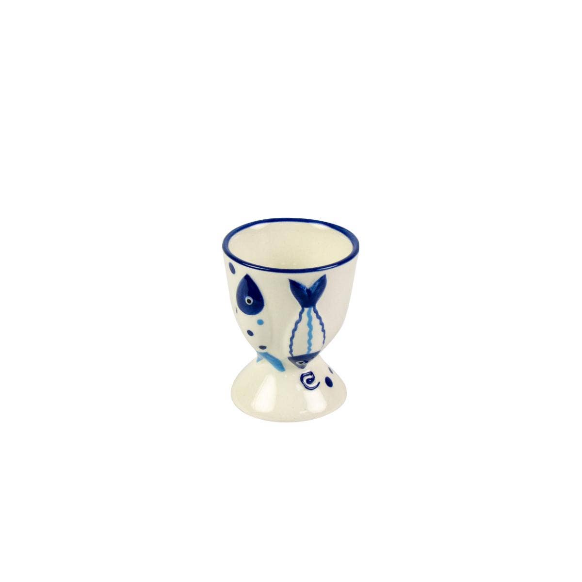 Nauticalia – wholesale Egg cup/holder – Fish Tales Raised Design Egg Cup1