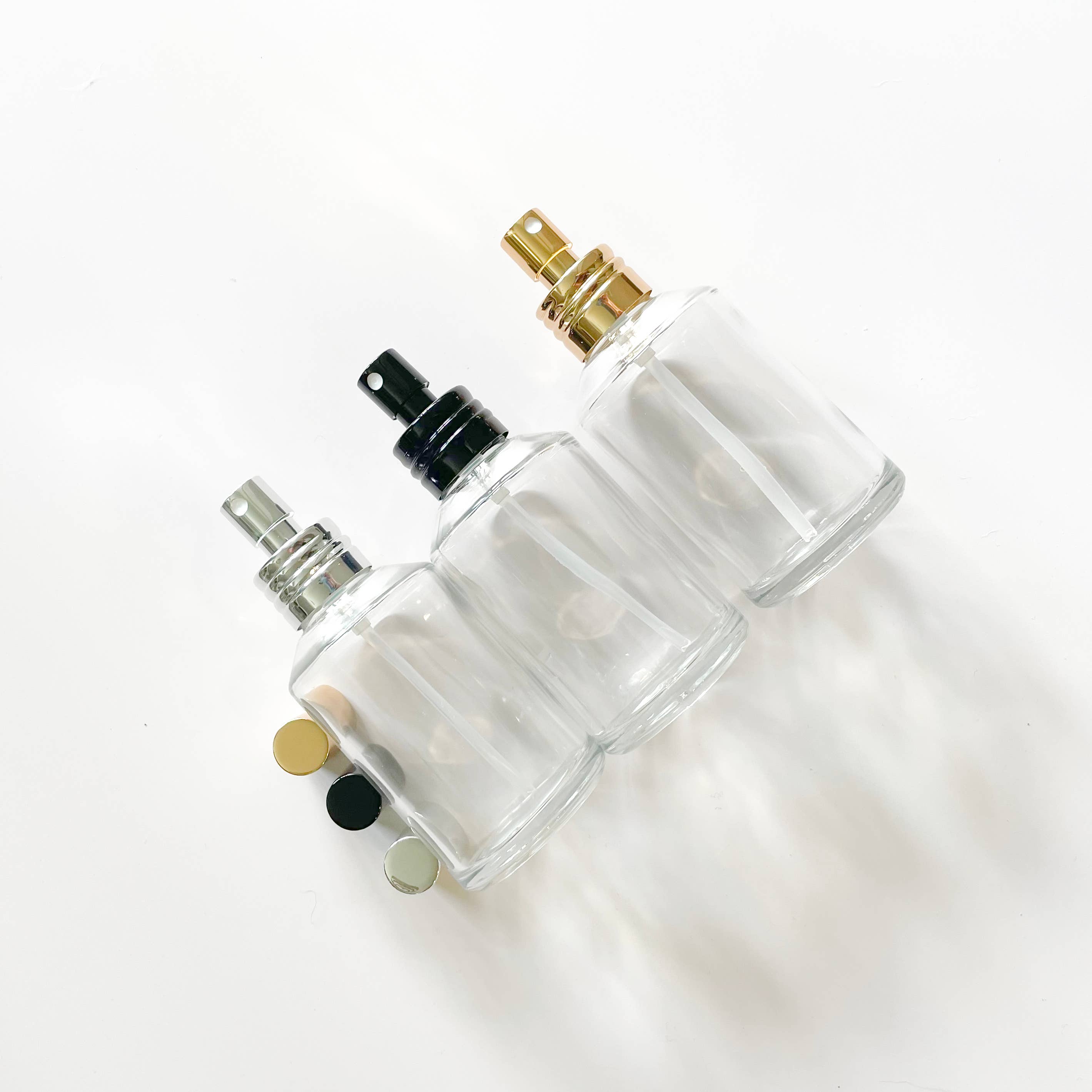 Davidson Candle Company LLC - Wholesale Perfume/Eau de Toilette - glass perfume bottle Black fine mist spray bottle2