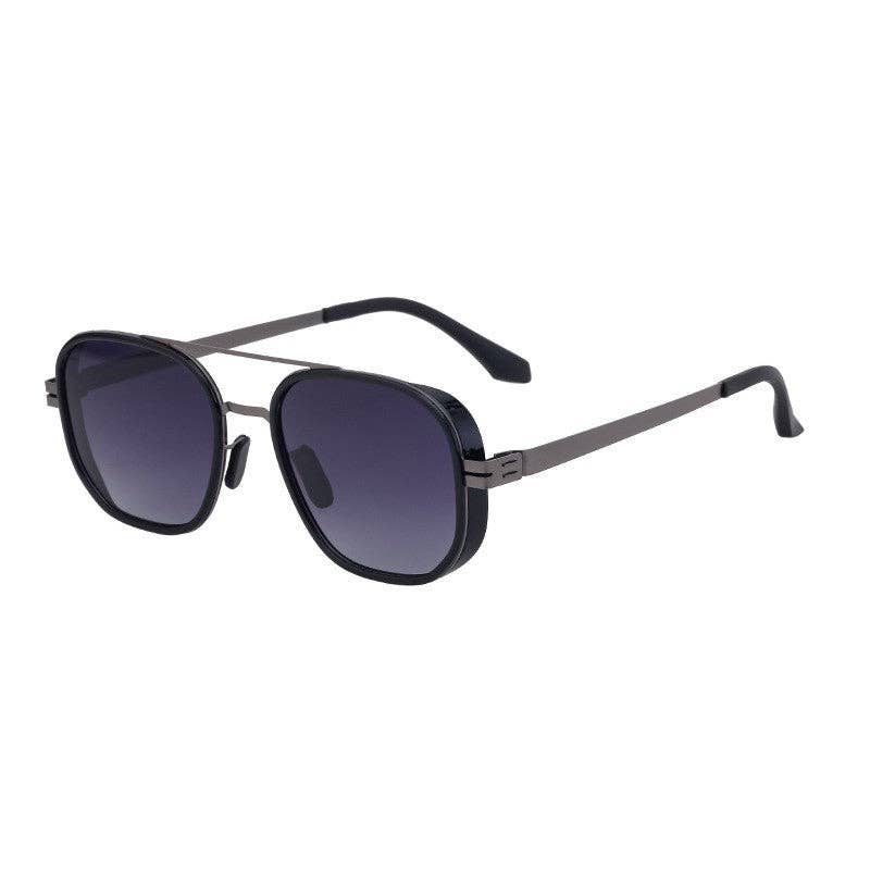 Mirazshoes WholeSale - Wholesale Sunglasses - Men's - Men's Fashion Polarized Round Frame Sunglasses2