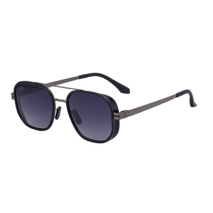 Mirazshoes WholeSale - Wholesale Sunglasses - Men's - Men's Fashion Polarized Round Frame Sunglasses2