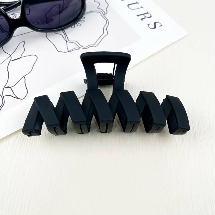 mildstyles - Wholesale Hair Clip - Women's - Rectangular Wave Large hair clips