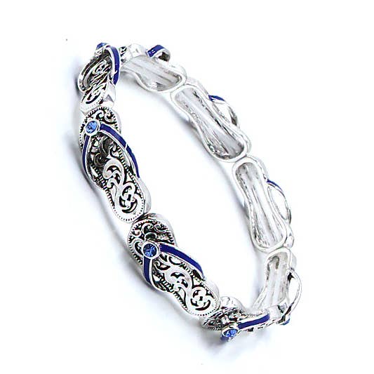 0011 PREMIERE – Pulseira com pendente por atacado – FR2094 Pulseira Flip Flop Flop Flp Flop Blue Sapphire AB