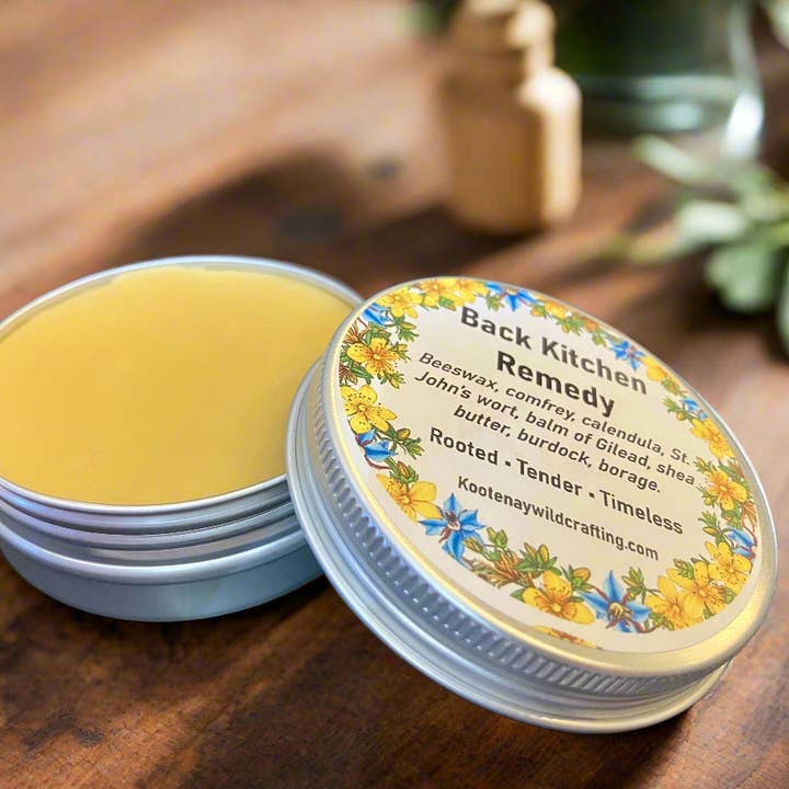 Kootenay Wildcrafting Co – wholesale Healing salve/balm/cream – Back Kitchen Remedy Salve