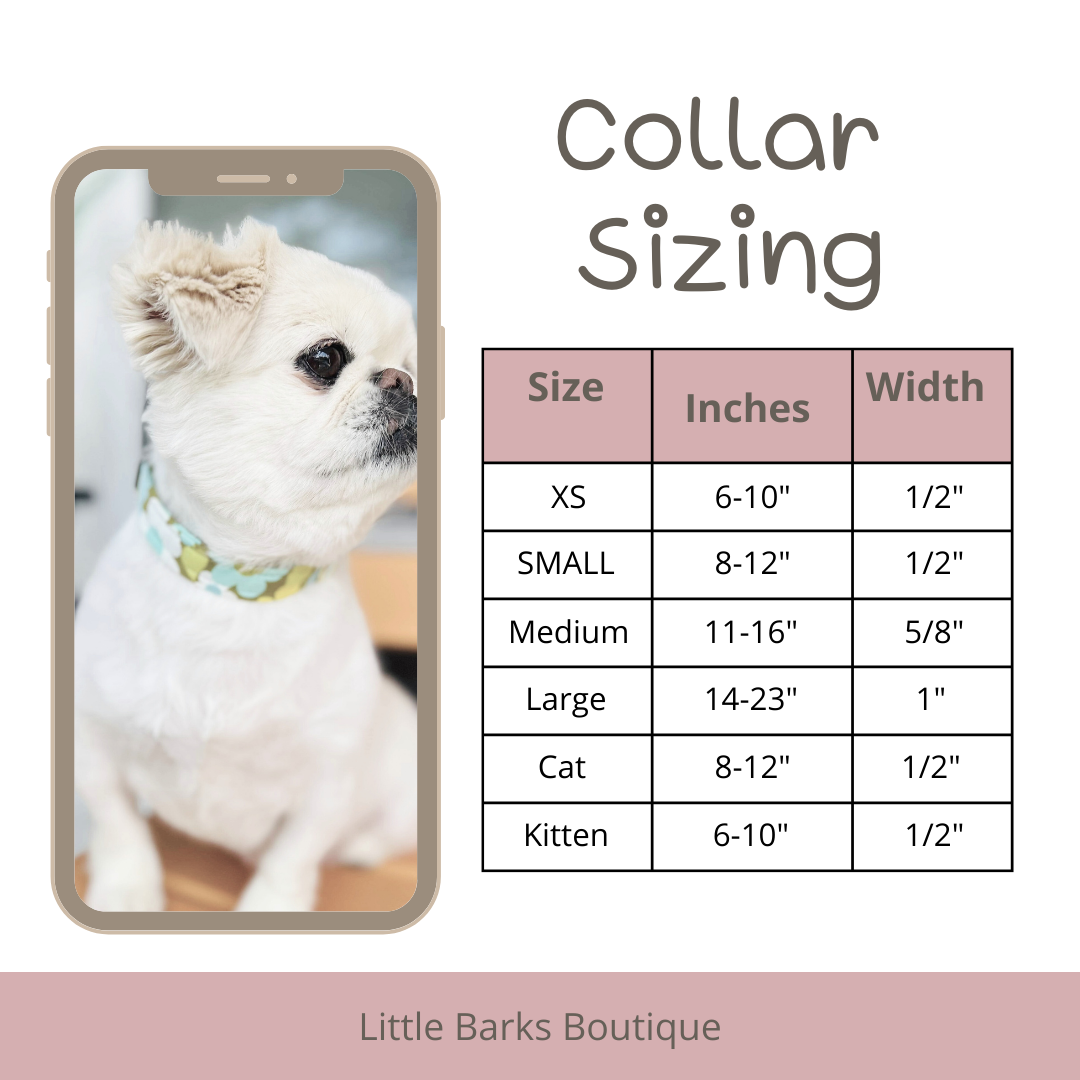 Little Barks Boutique - Wholesale Pet Collar - Dog - Made in the USA Collar for Dogs - Cotton Dog Collar 2