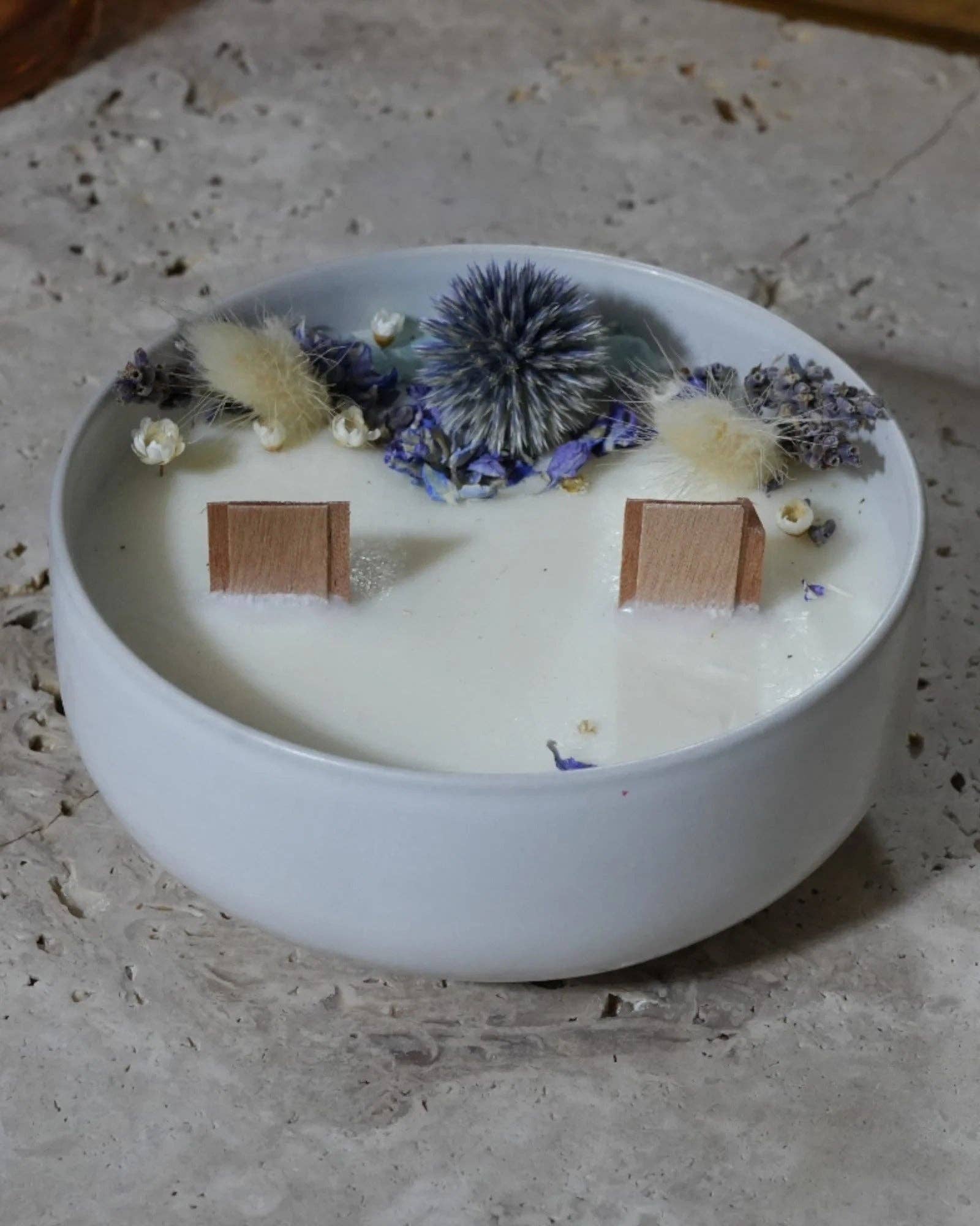 Florir - Wholesale Jar/Filled Candle - Black floral candle4