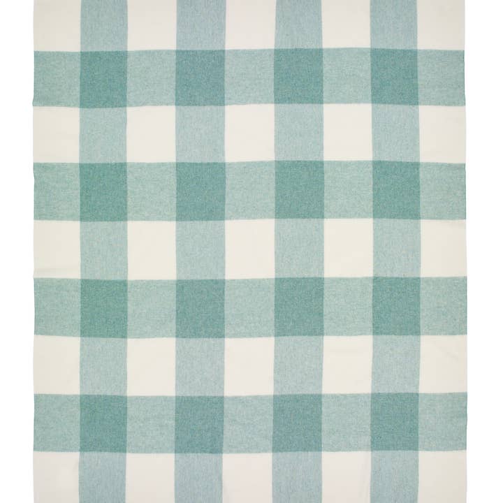 Bronte Moon - Wholesale Throw Blanket - Pastel Block-Check Range Merino Lambswool Throws Bronte Moon