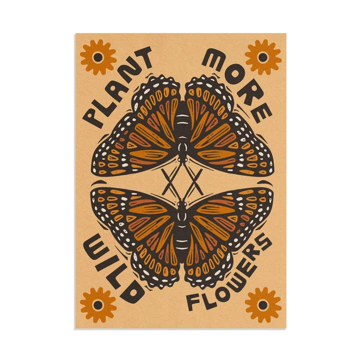 Monarch Print for wholesale by Woosah Outfitters