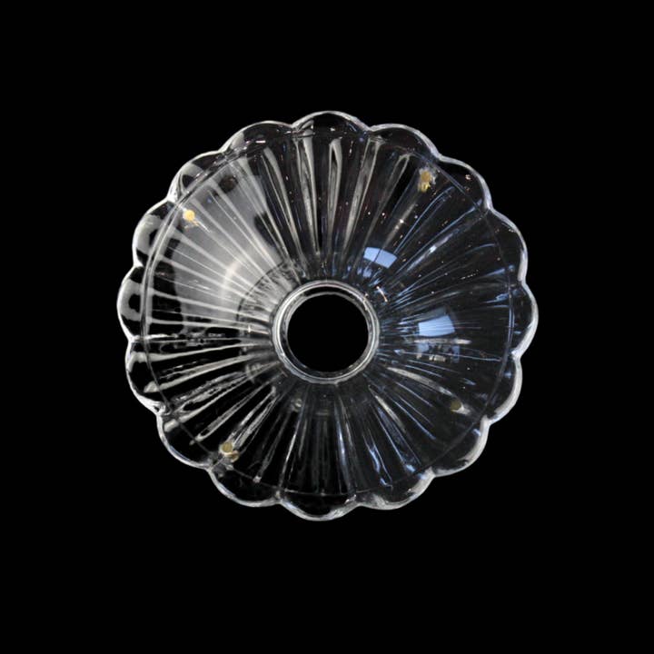 ChandelierParts - Wholesale Candle Holder - 4-1/4" 4 Pin Pressed Bobeche2