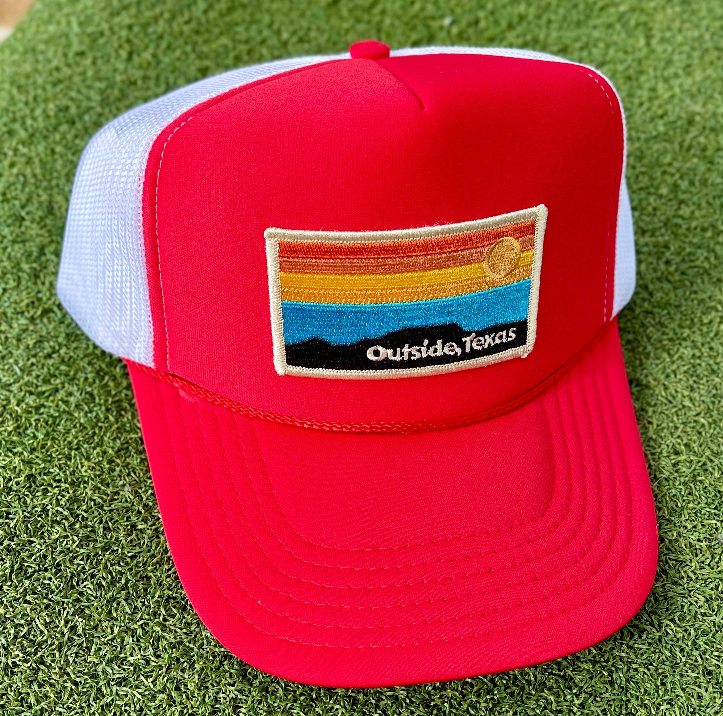 Outside, Texas - Wholesale Trucker Hat - Unisex - OTX Foam Trucker: Horizon Patch41