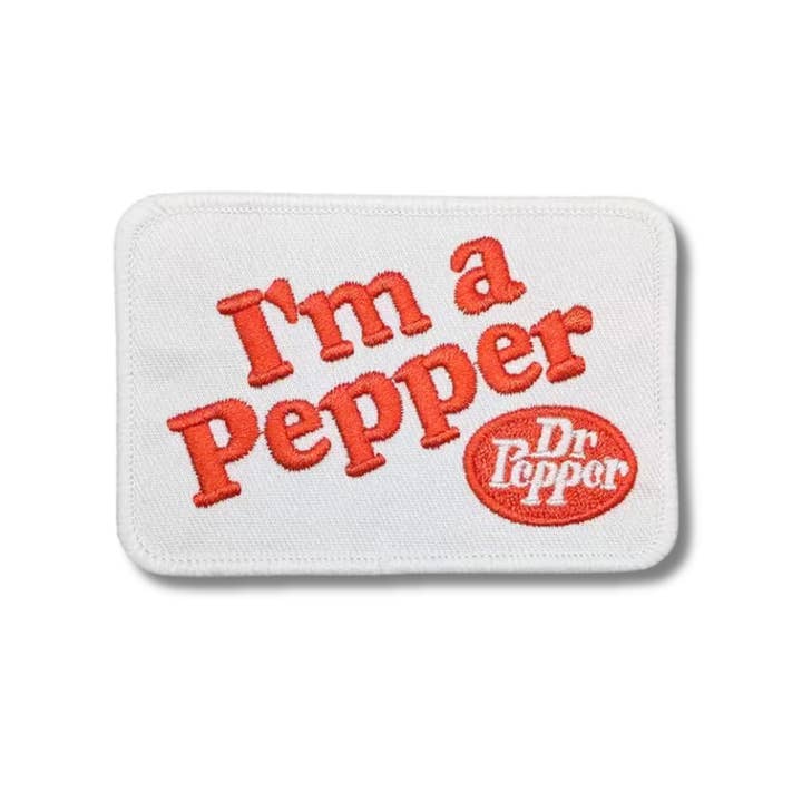 Pepper Embroidered Iron On Patch for wholesale by Love, Paige Designs