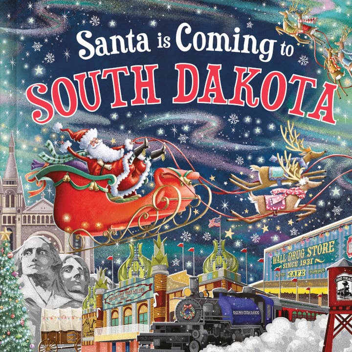 Sourcebooks - Wholesale Preschool Book (3-5) - Santa Is Coming to South Dakota