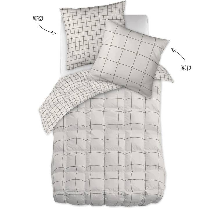 TRYCKT TÄCKE 140 x 200 cm CARRIE Pampa för wholesale av L'effet Papillon