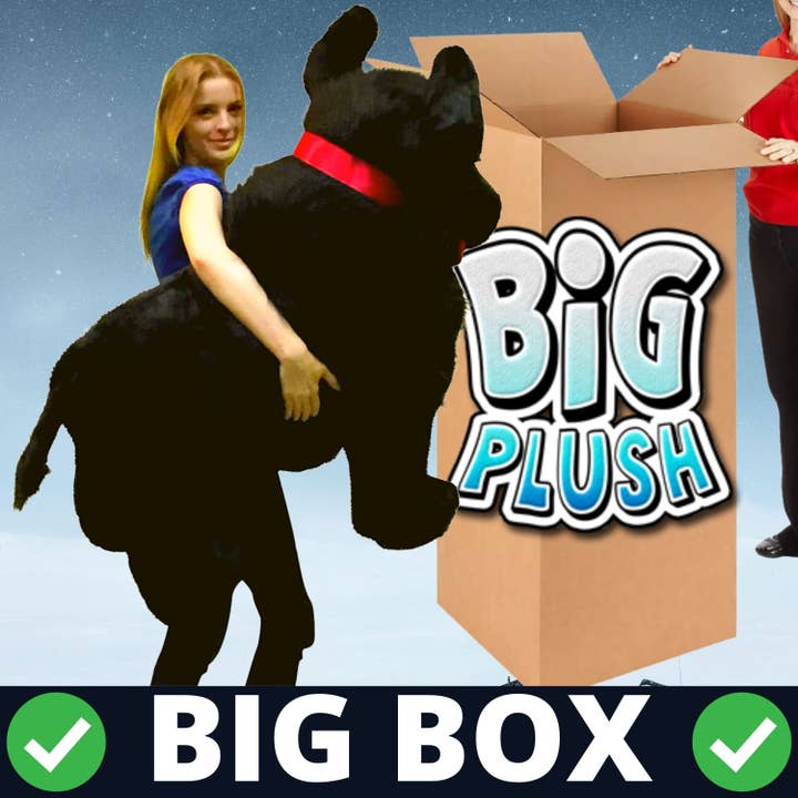 Big Plush - Wholesale Stuffed/Plush Toy - Kids & Baby - American Made Giant Stuffed Black Buffalo 44 Inches Soft Big3