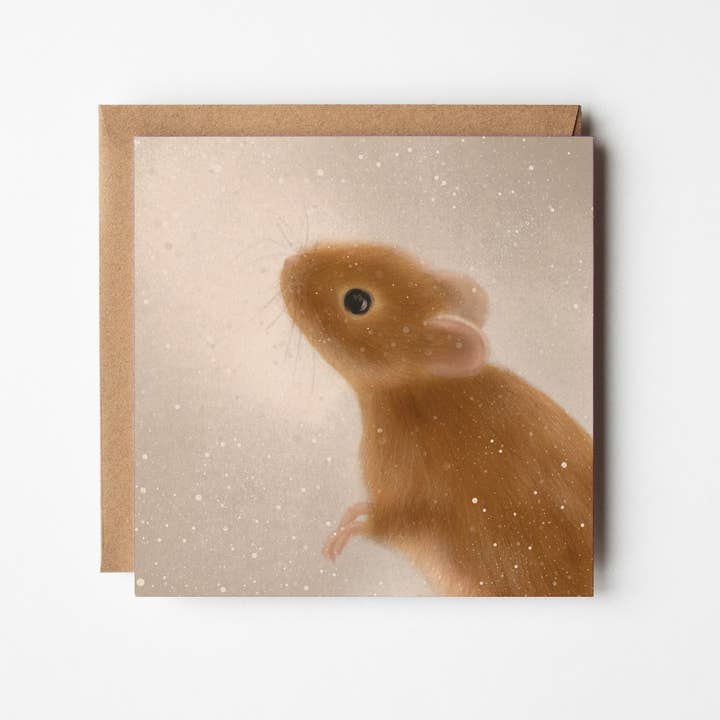 Mouse Greeting Card for wholesale by Jo Couch