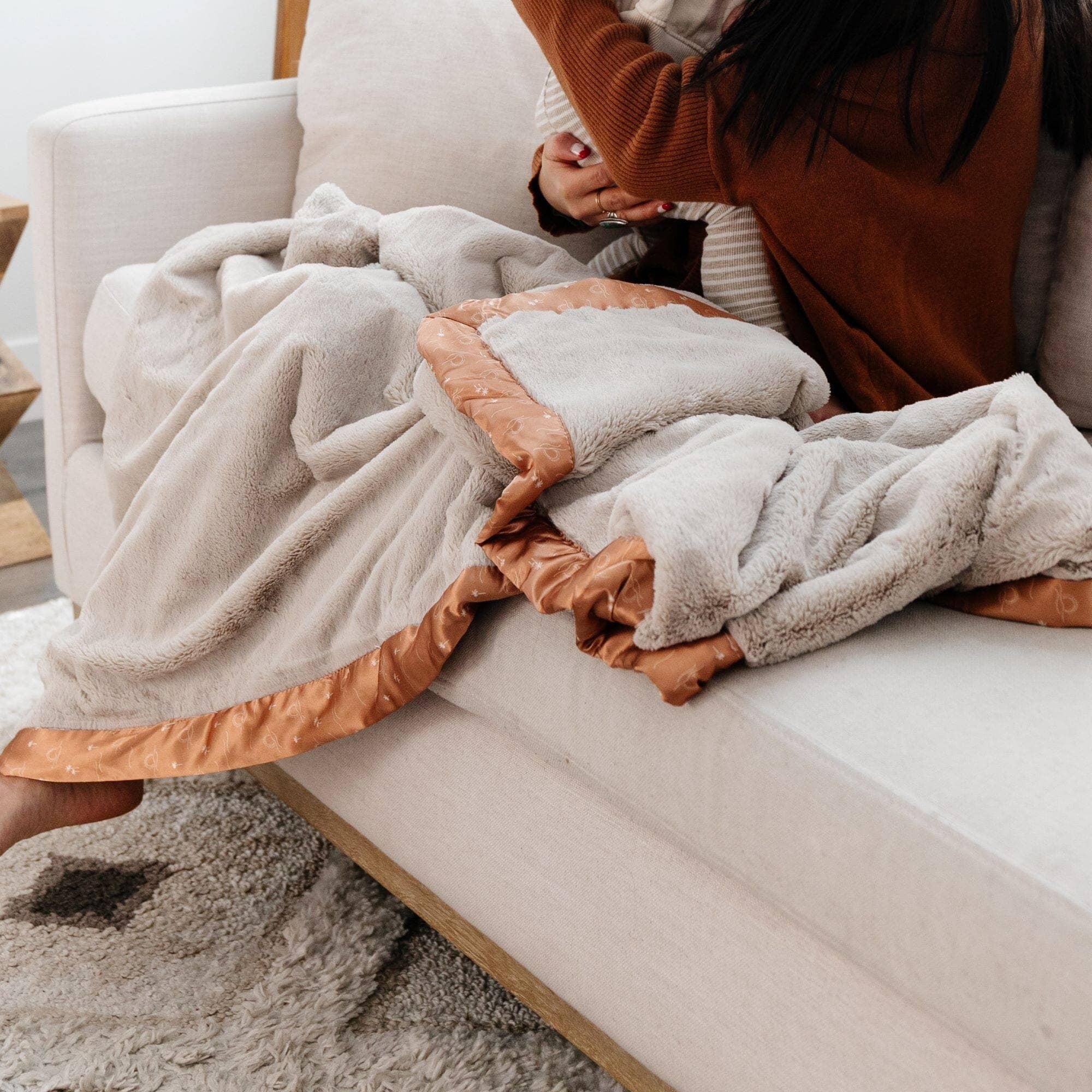 Saranoni - Wholesale Receiving Blanket - Baby - SATIN BORDER RECEIVING BLANKETS31