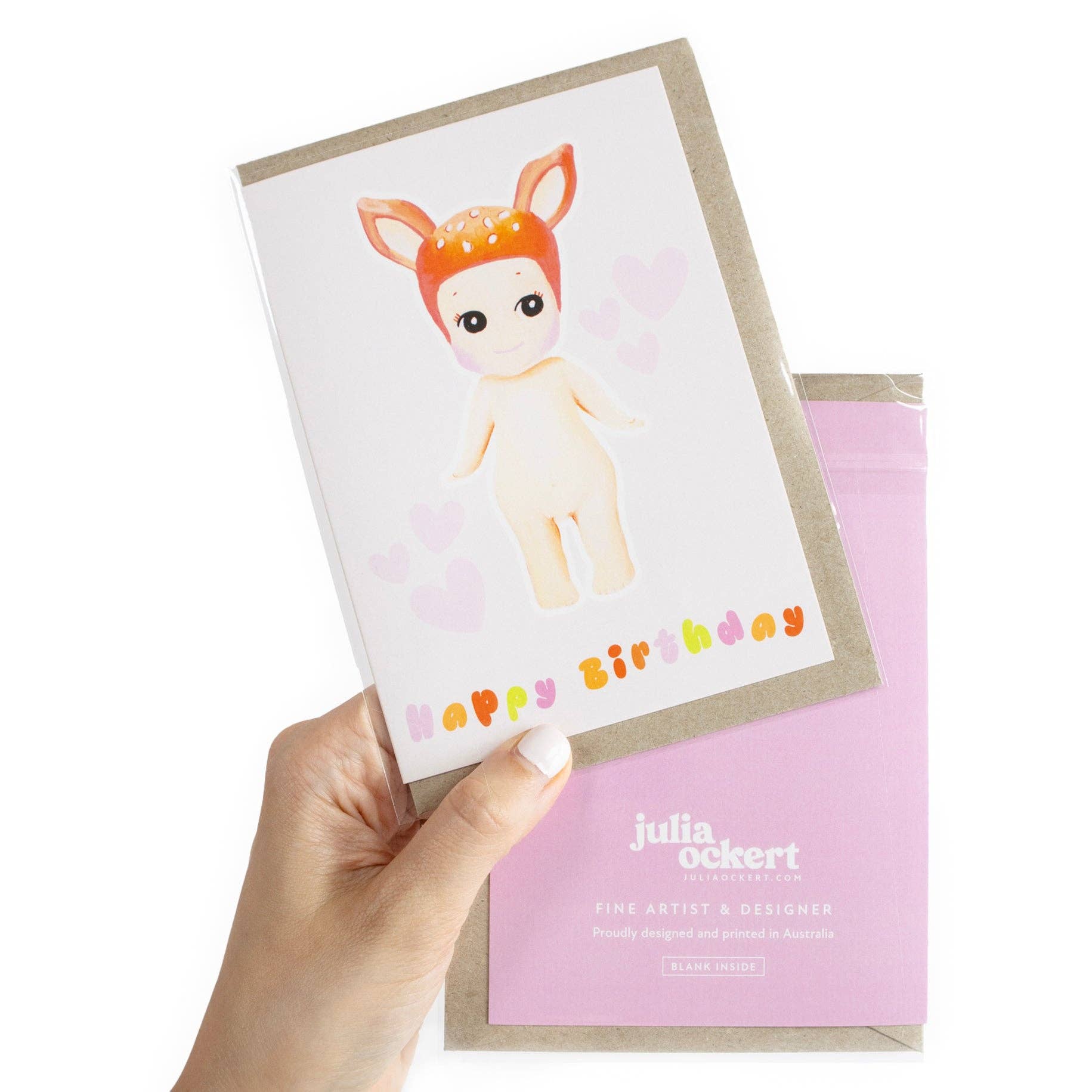 Julia Ockert - Wholesale Birthday Card - Sonny Angel Happy Birthday Greeting Card1