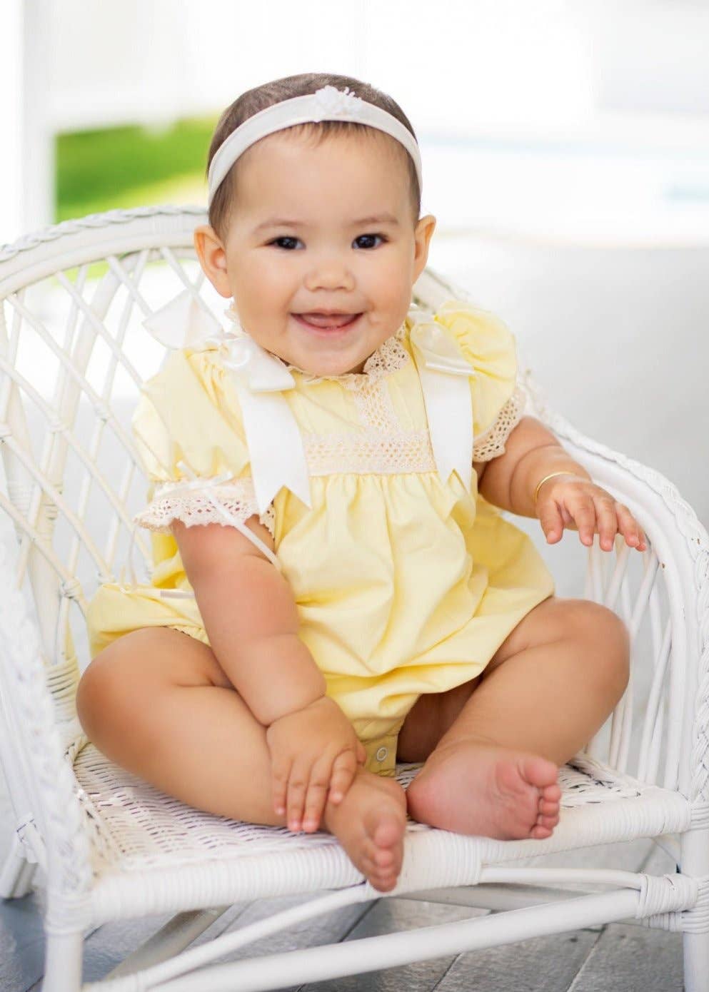 Posh Pickle - Wholesale Bodysuit (Non-Footed) - Baby - Bristol Yellow Heirloom Bubble0