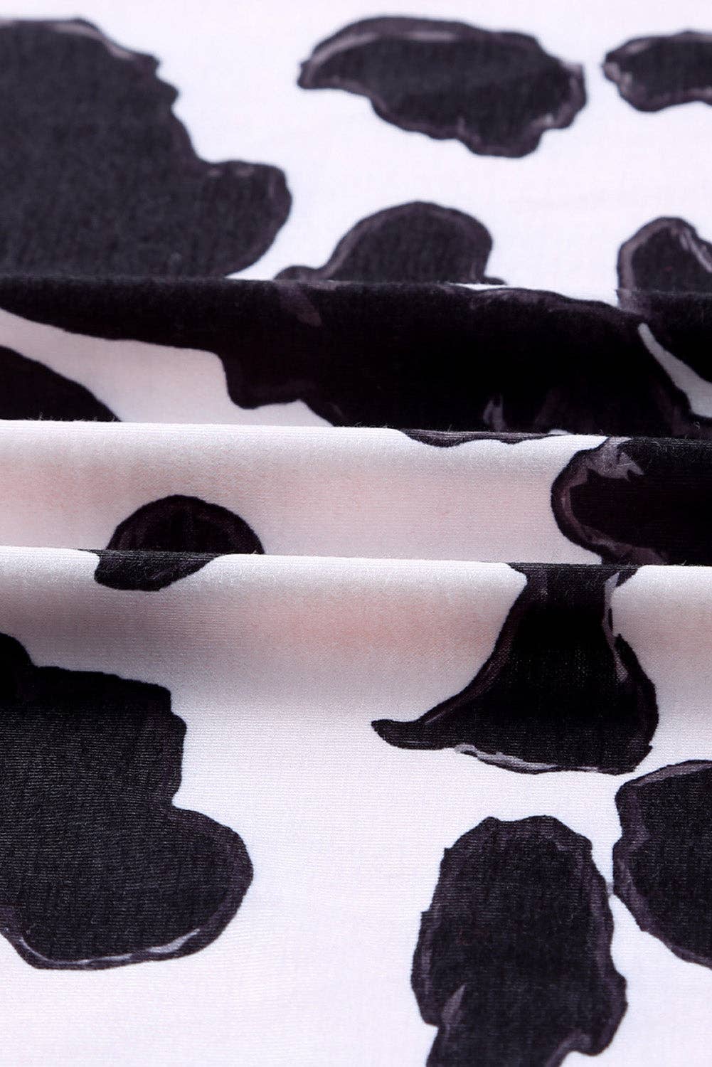 Lovesoft – Engroshandel Cardigan - Dame – Cardigan med åben front i ko- og westernpatchwork12