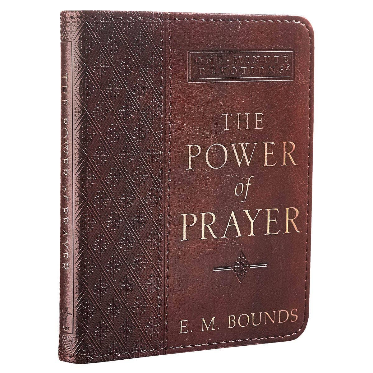 Christian Art Gifts - Wholesale Religion Book - One-Minute Devotions The Power of Prayer Faux Leather1