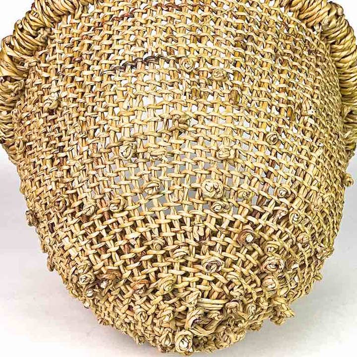 The Niger Bend - Vendita all'ingrosso Cestini - Cestino in stile «setaccio» in paglia profonda su supporto «ciambella» - Burkina Faso8