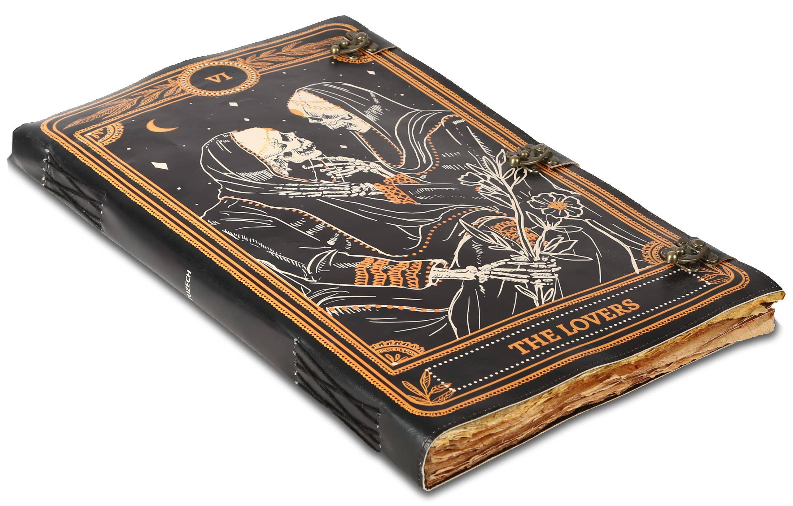 Tuzech Leather - Wholesale Journal/Diary - Book of Spell LeatherBound Huge Journal Grimoire Print Diary10