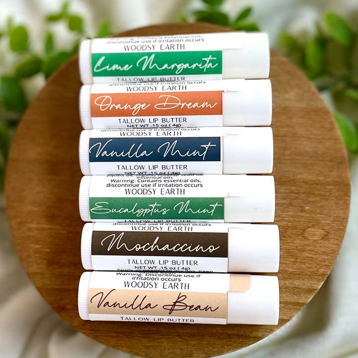 Woodsy Earth - Wholesale Lip Balm - Tallow Lip Butter | Smooth and Moisturizing0