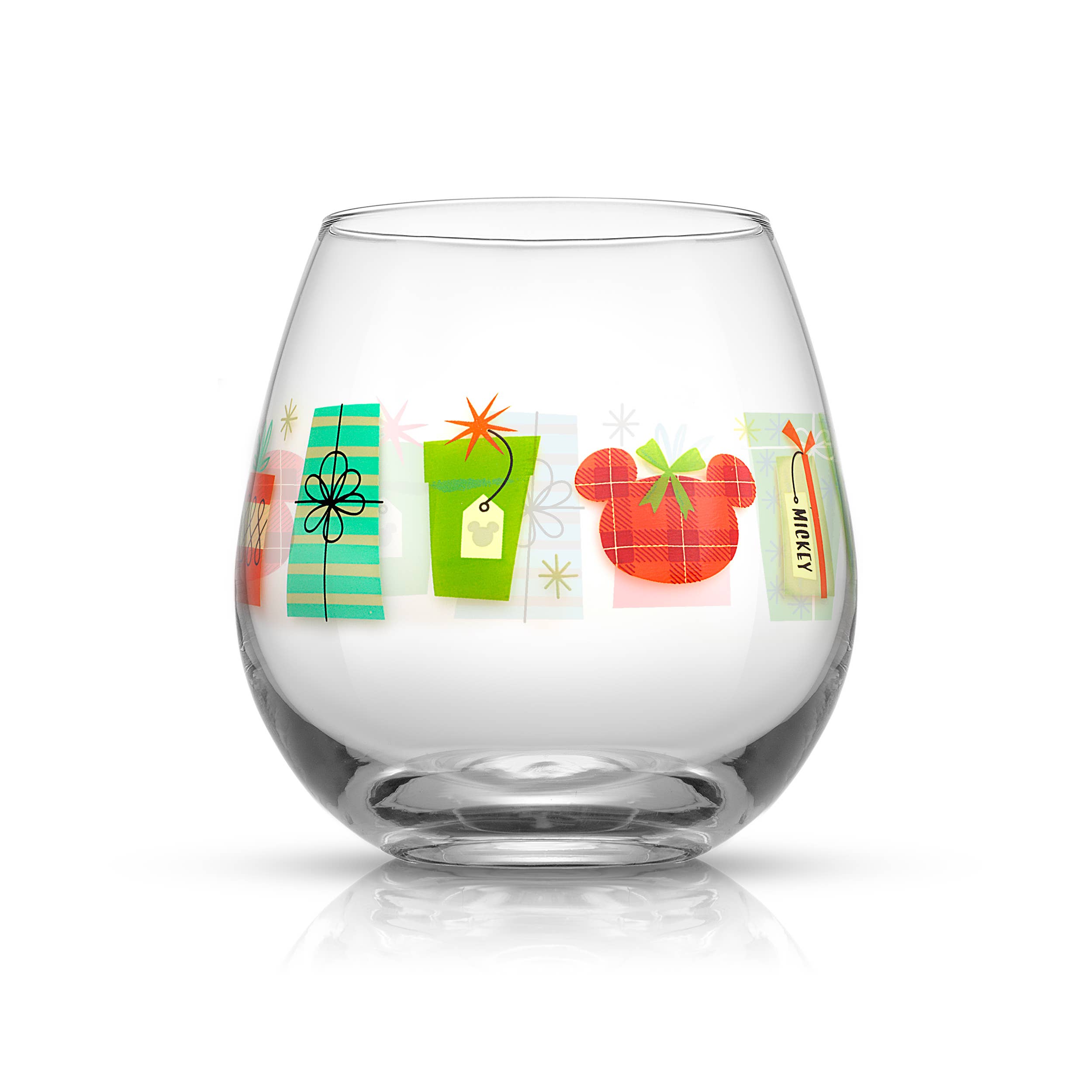 JoyJolt - Wholesale Wine Glass - Disney Mickey Mouse Joy Oh Joy Stemless Wine Glasses, 15 oz4
