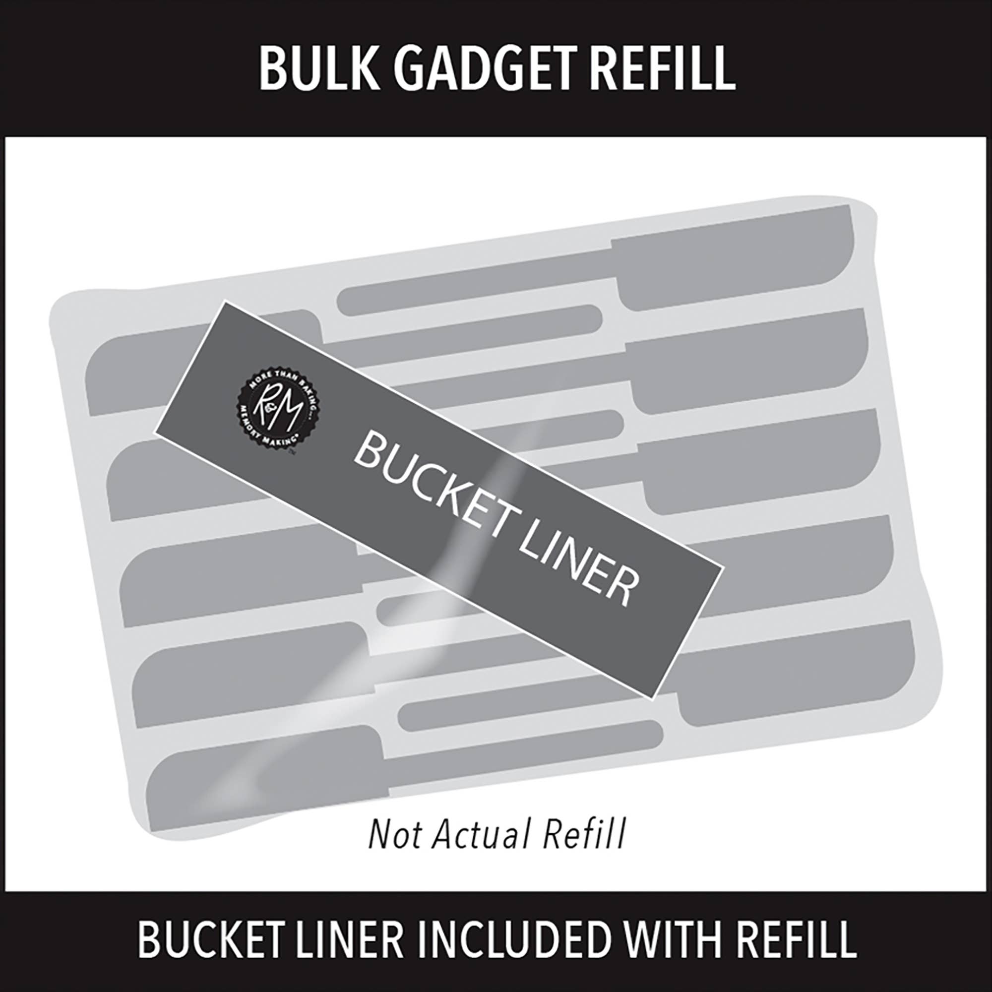 R&M International – Engroshandel Cocktailpind – Vægspand Genopfyldning Guldplukker Pakke med 25/126