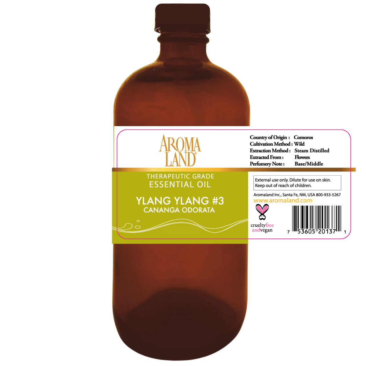AROMALAND INC. - Wholesale Essential Oil - Ylang Ylang #3 Essential Oil2
