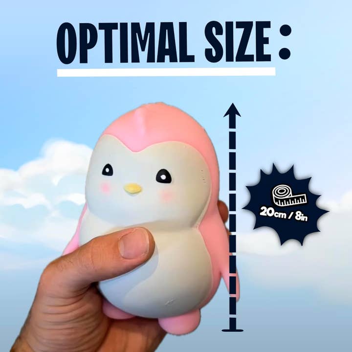 MonkeWorld Toys - Wholesale Squishy Toy - Kids & Baby - Monke World Pudgy Penguin in Pink Squishies Fidget Toy