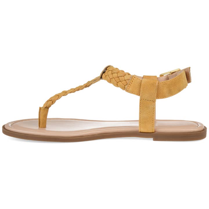 Journee - Wholesale Sandals - Women's - Genevive T-Strap Sandals In Faux Leather5