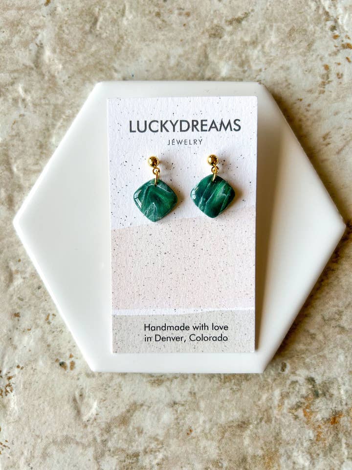 Clay Earrings- The Blair- Hypoallergenic- Lightweight - Handmade- Statement Jewelry4 for wholesale by LuckyDreams