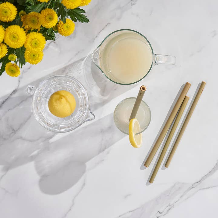 bambu® - Wholesale Drinking Straw - Original Green Bamboo Straws, Packaging Free