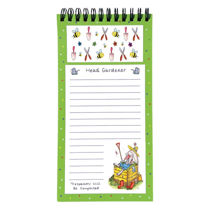Head Gardener Magnetic Notepad for wholesale by Draw UK