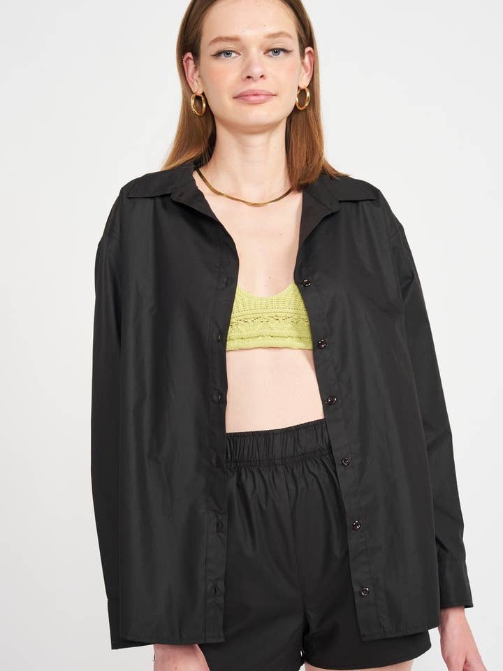 OVERSIZED OVERHEMD MET KNOOPSLUITING voor wholesale door Emory Park