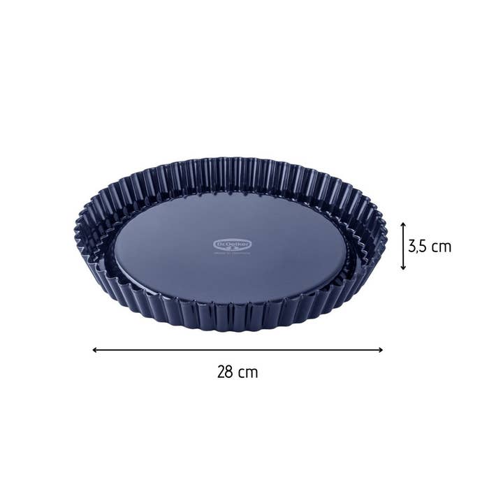Dr. Oetker - Wholesale Baking Dish - 28 cm pie dish with enamelled quartz coating