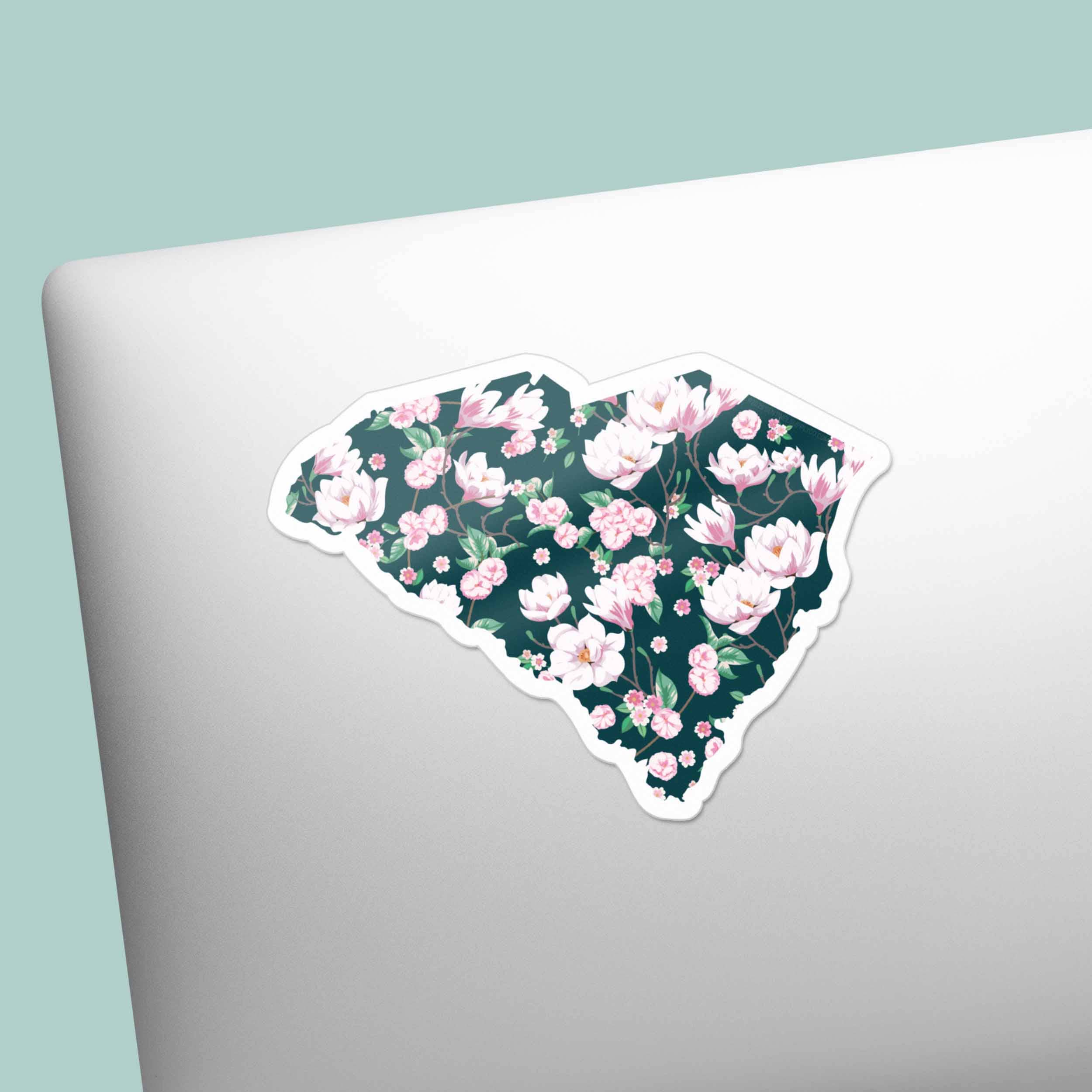 Sentinel Supply - Wholesale Sticker - South Carolina Magnolia Flower Sticker - Cute Southern Decal6