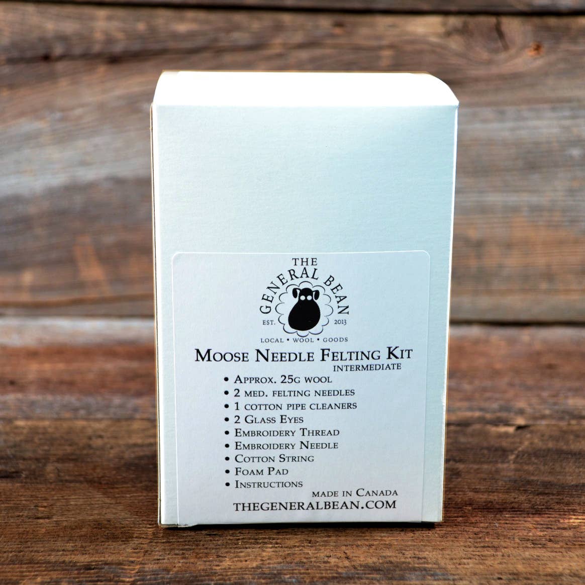 The General Bean - Vendita all'ingrosso Kit da cucito creativo - Nome Drop - Kit di infeltrimento ad ago - Alce3