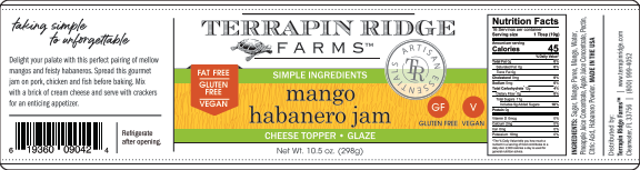 Terrapin Ridge Farms - Wholesale Jam/Jelly - Mango Habanero Jam1