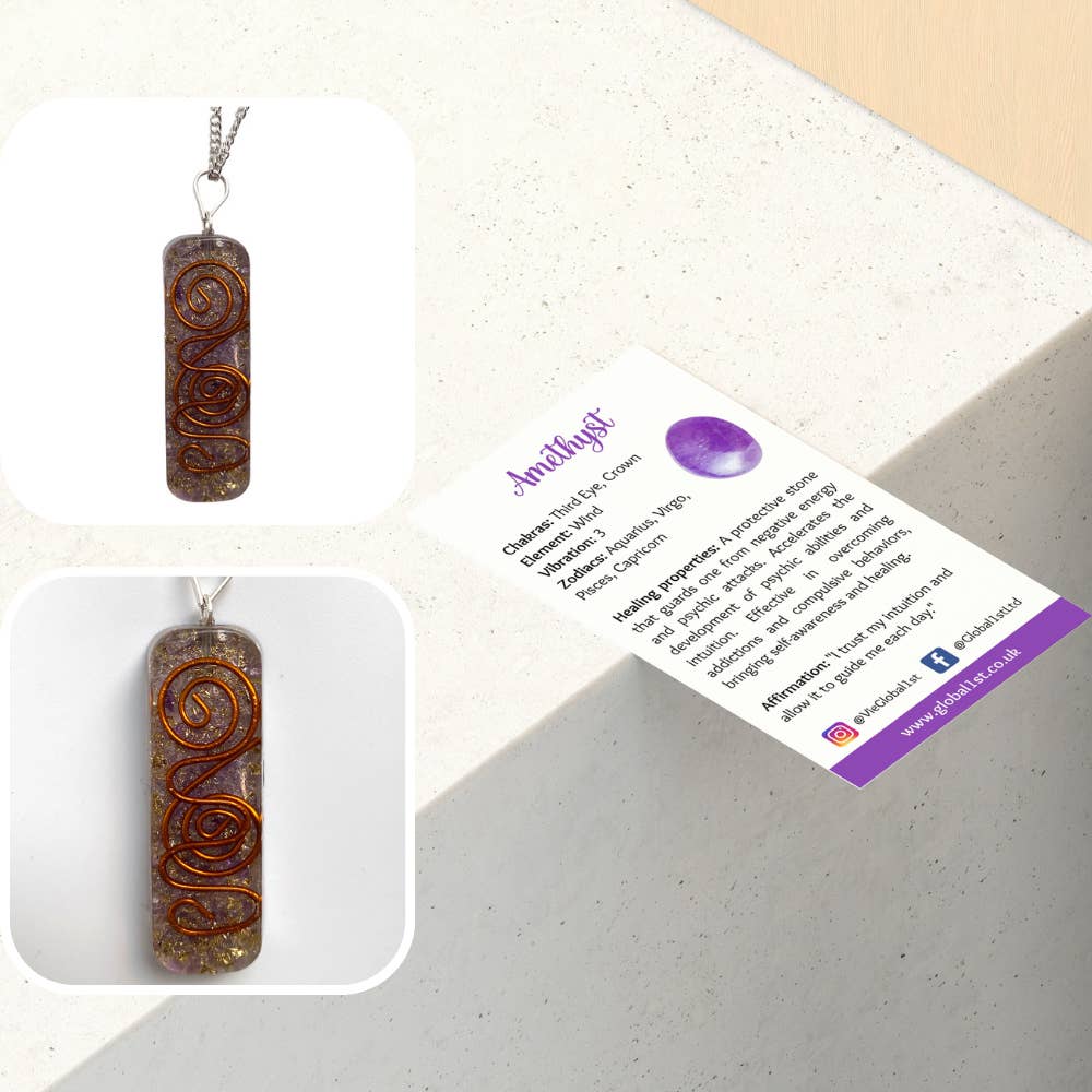 VIE – Großhandel Individueller Charm/Anhänger – Orgonit Reiki Anhänger, 3,5 cm2