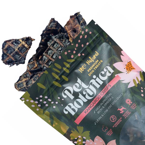 Kangaroo Crisps Dog Treats | Australian-made Pet Treats and other Purchase Wholesale animal cookies. Free Returns & Net 60 Terms on Faire trending on Faire.
