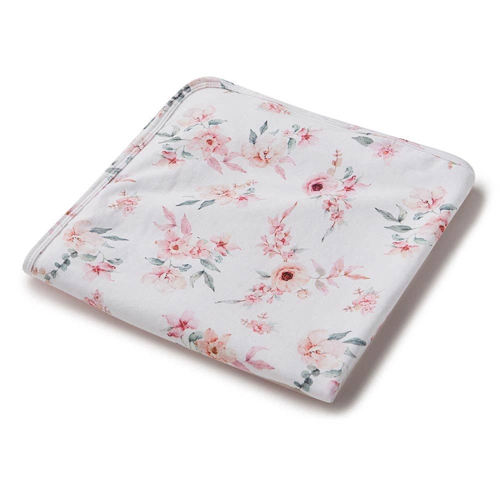 Snuggle Hunny – Conjunto de Swaddle - Bebé por atacado – Conjunto Camille Jersey Biológico Wrap & Topknot3