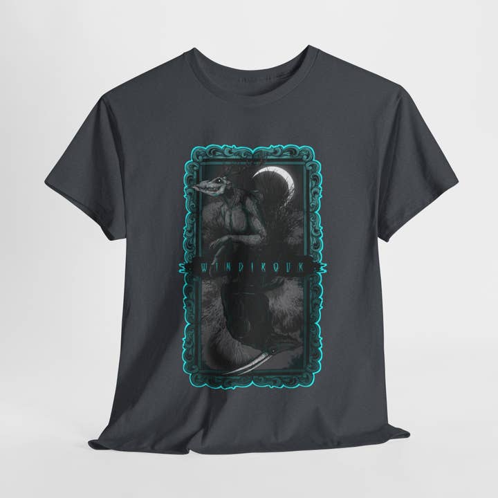 LVB Art - Wholesale T-Shirt (Graphic) - Unisex - As Above So Below Wendigo Unisex Heavy Cotton Tee5