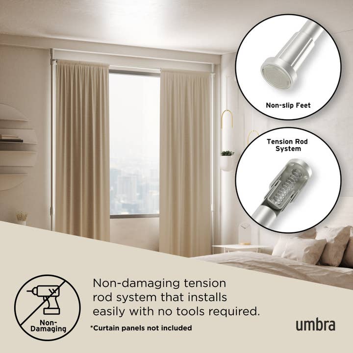 Umbra - Wholesale Curtain - Anywhere Expandable Curtain Rod and Room Divider15