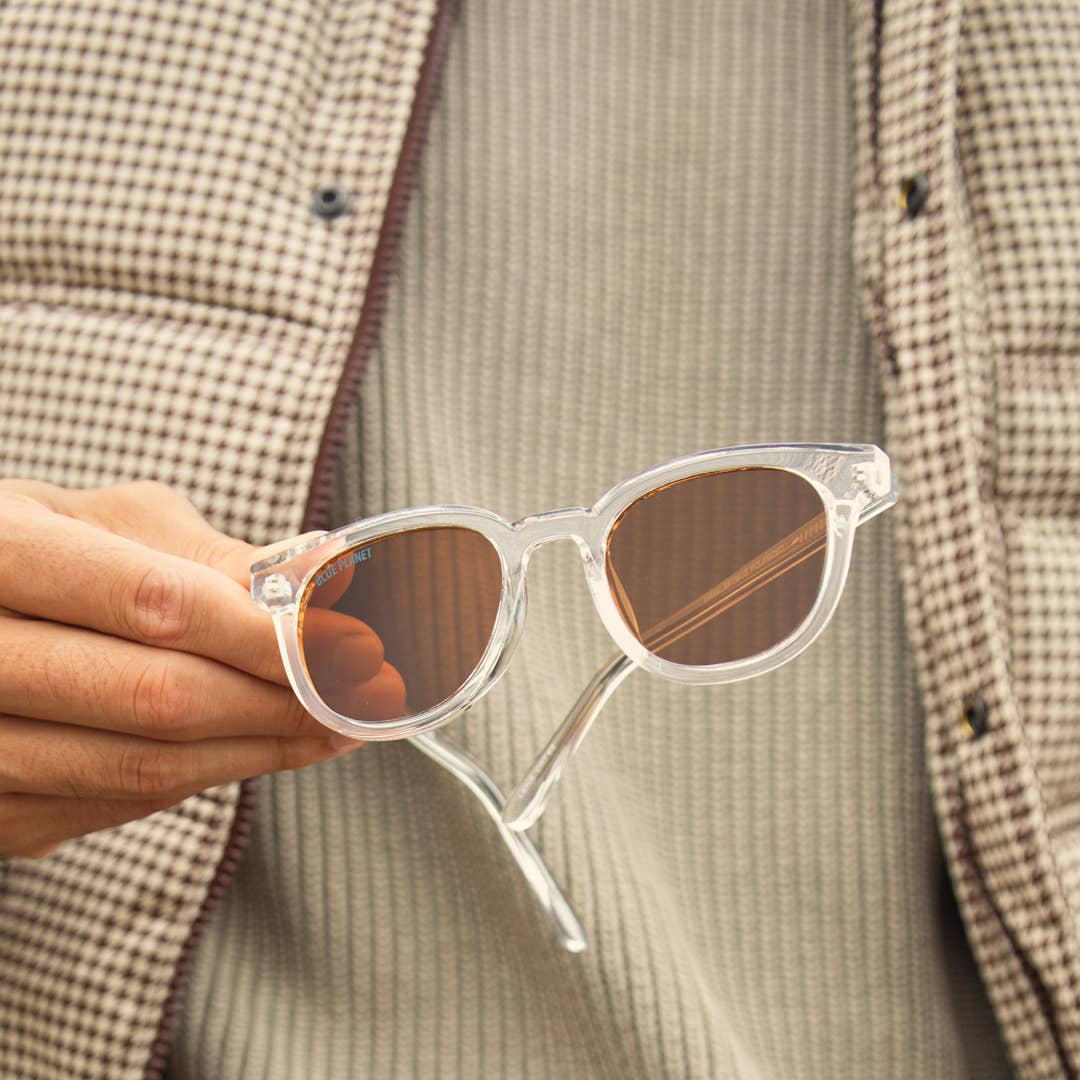 Blue Planet Eco-Eyewear – Engroshandel Solbriller - Herre – BP19418 -Gram - Krystalklar Brun / Brun Polariseret Linse5