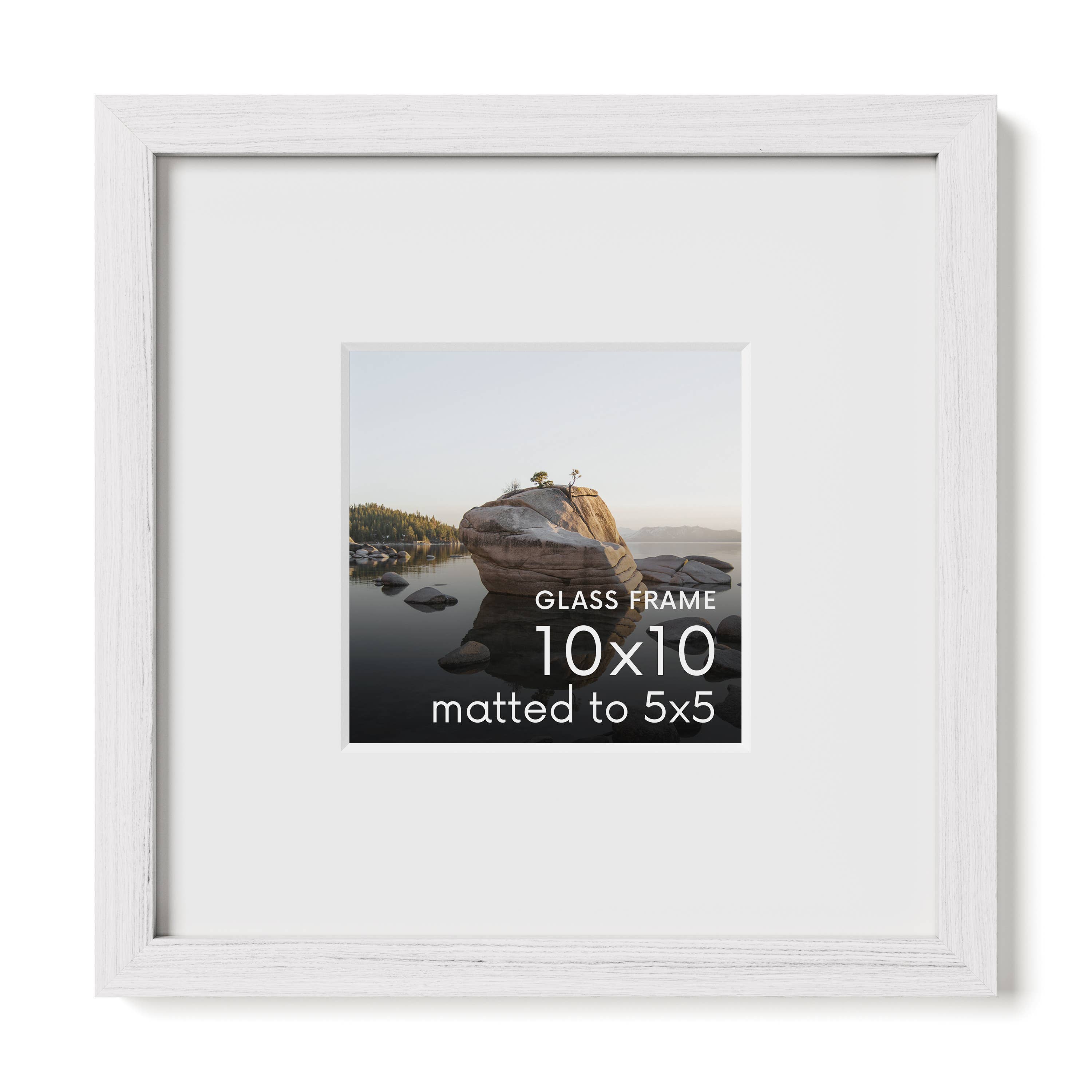 Haus and Hues - Wholesale Picture Frame - White Oak Frame with Glass7