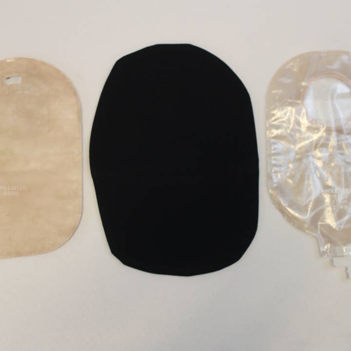 MedThreads LLC - Wholesale Purse/Bag Accessory - Unisex - Satin Colostomy Ileostomy Bag Cover 2 1/4" - 2 3/4" Flange2
